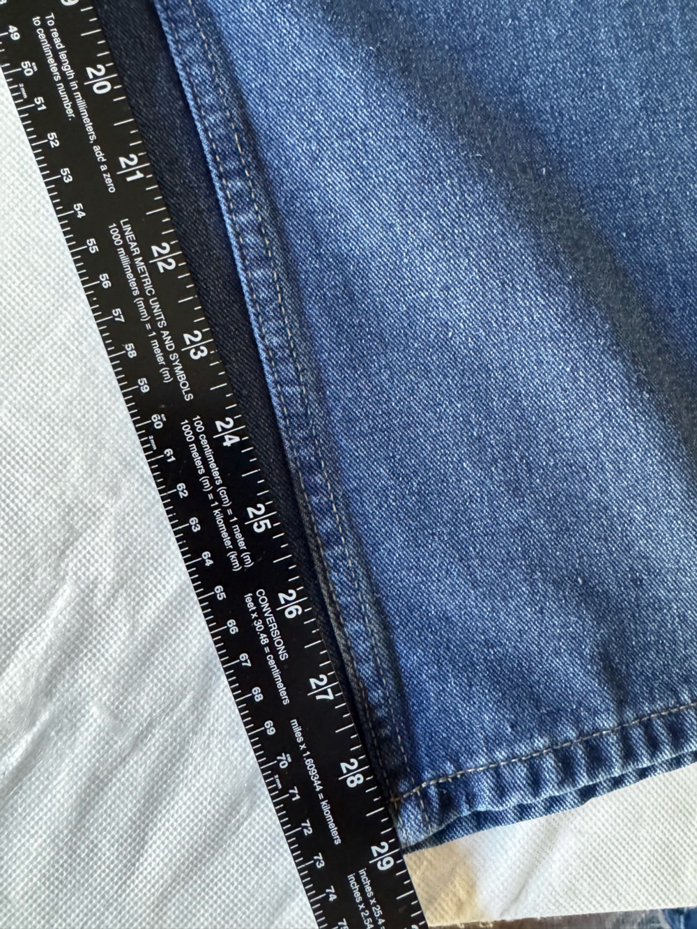 Y2K Grunge Retro Streetwear Baggy Wide Leg Denim Jean Pants XXL - Picture 13 of 16
